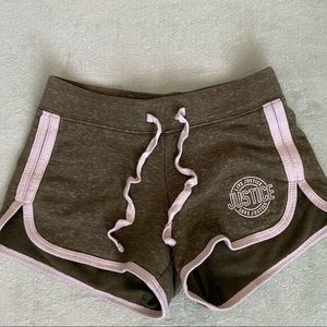 Justice Green Active Shorts